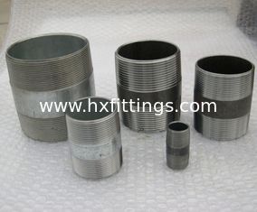 China nipple/racor de tubería de acero al carbono con doble rosca para pan proveedor