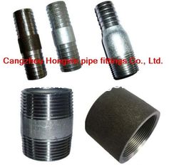 China Niple de acero negro de 1/2 pulgada x 8 pulgadas proveedor