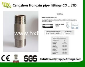 China NPT de acoplamiento completo macho b16.11 a105 pezón de tubo de acero al carbono proveedor