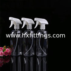 China Botella de baño de cocina limpiador de plástico botella redonda de PET de 500 ml con spray de disparo proveedor
