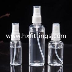 China Botellas de spray de alcohol vacías de PET de 30 ml, 50 ml, 60 ml y 100 ml, botellas de plástico PET de fábrica proveedor