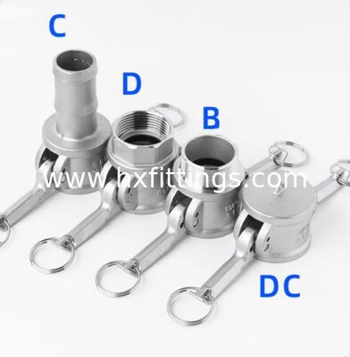 Premium Aluminum & Stainless Steel Camlock Fittings | Quick Couplings (Type  A B C D E F, DC, DP)