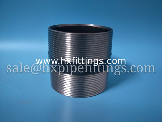 DIN EN 10226-1 1/4-12 pulgadas barril galvanizado caliente pezones de doble extremo con hilo masculino proveedor