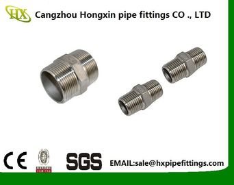 2 Niple Hexagonal 3/8 Macho x 3/8 Macho 304 Acero Inoxidable Conexión de tubería roscada NPT proveedor