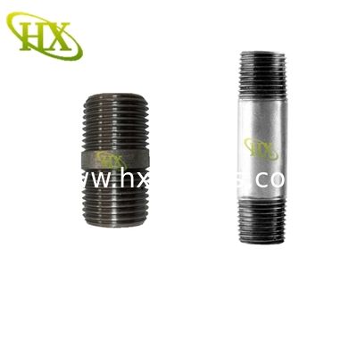Nipples de tubería de acero galvanizado ASTM A733 con rosca NPT para aplicaciones agrícolas proveedor