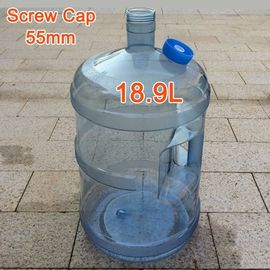 Muestra gratuita 700G 750G 55mm Cuello 19L 20L PET plástico 5 galones Botella de preforma / 19 litros 20 litros 5 galones Botella de agua PET proveedor