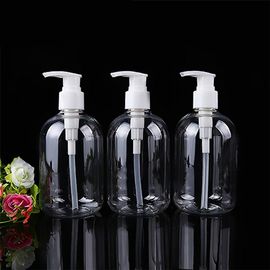 botella de PET transparente de plástico serigrafiado de 300 ml con bomba proveedor
