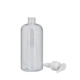 Botella vacía de champú PET de plástico de 250 ml con bomba con dispensador de bomba proveedor