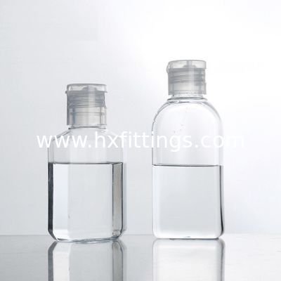 Material de plástico y PET Botella de plástico transparente con tapa con tapa proveedor