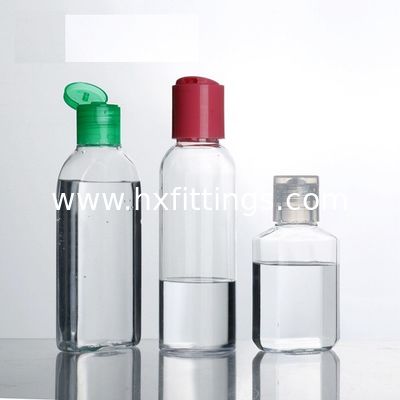 Material de plástico y PET Botella de plástico transparente con tapa con tapa proveedor