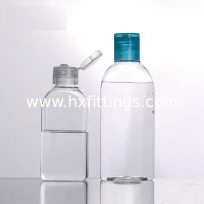 Material de plástico y PET Botella de plástico transparente con tapa con tapa proveedor