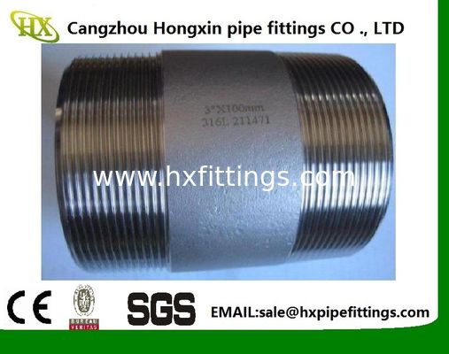 Conector de conexión de tuberías de acero al carbono Tubo de conexión de tuberías manguera pezones pezones de tuberías de acero proveedor