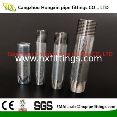 Conector de conexión de tuberías de acero al carbono Tubo de conexión de tuberías manguera pezones pezones de tuberías de acero proveedor