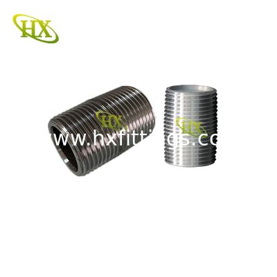 1/2-8 de acero sin costura galvanizado cerrar los pezones con hilo NPT