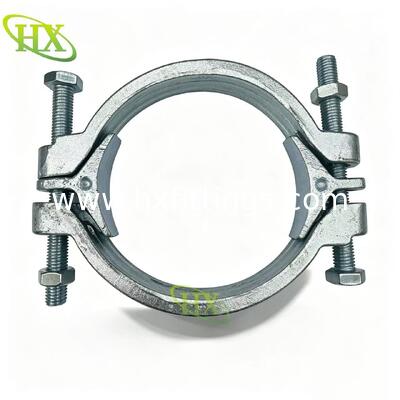 Double-bolt clamp for optimal security premium pipe fittings
