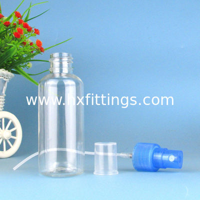 Empty 30ml 50ml 60ml 100ml Clear Blue Green Black Pink PET Plastic Mist Spray Bottles